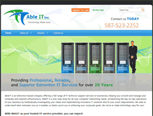 Tablet Screenshot of ableit.ca